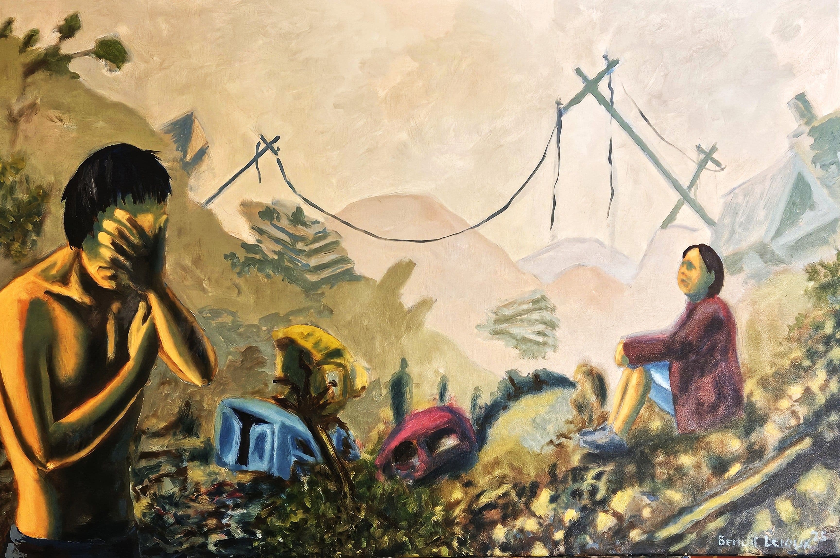 Tremblement de terre - Landscape artwork 4