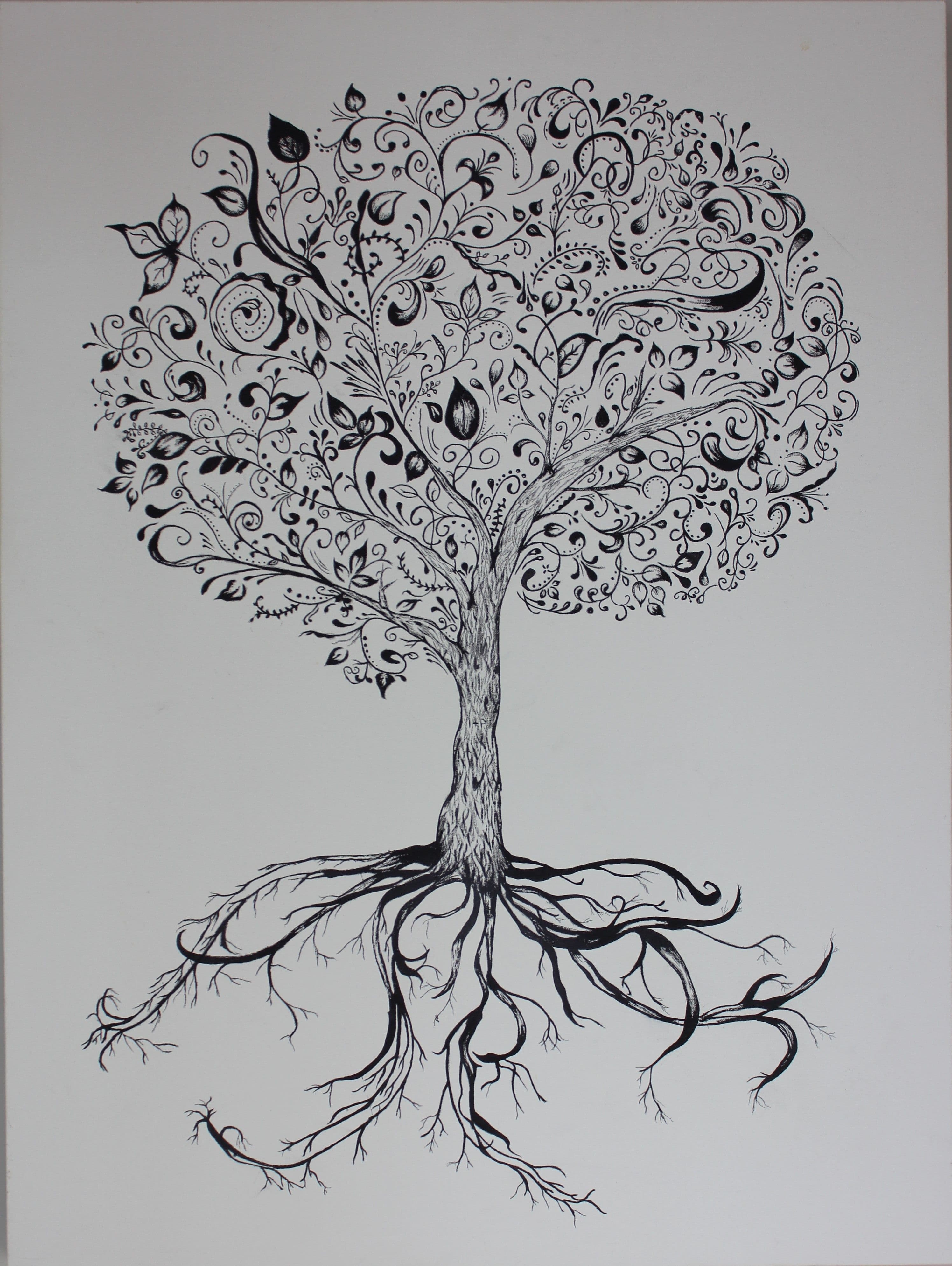 Mon arbre - Landscape artwork 4